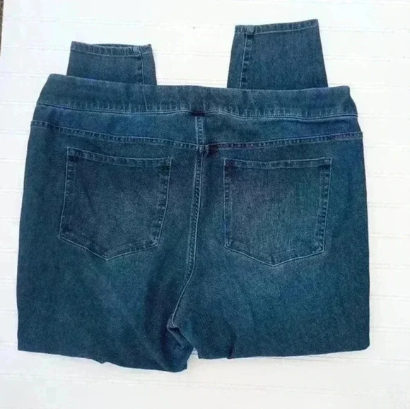 Lane Bryant High Rise Ultimate Stretch Jegging Dark Wash - Picture 3 of 5